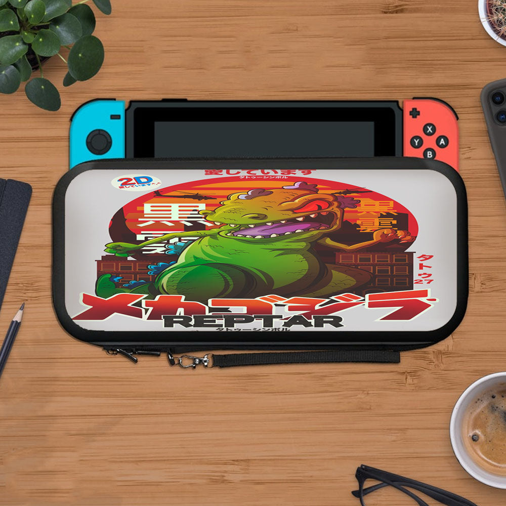Rugrats Reptar Retro Poster Protective Carry Switch Nintendo Switch 2 Case