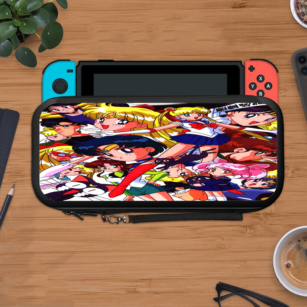 Sailor Moon Collage Protective Carry Switch Nintendo Switch 2 Case