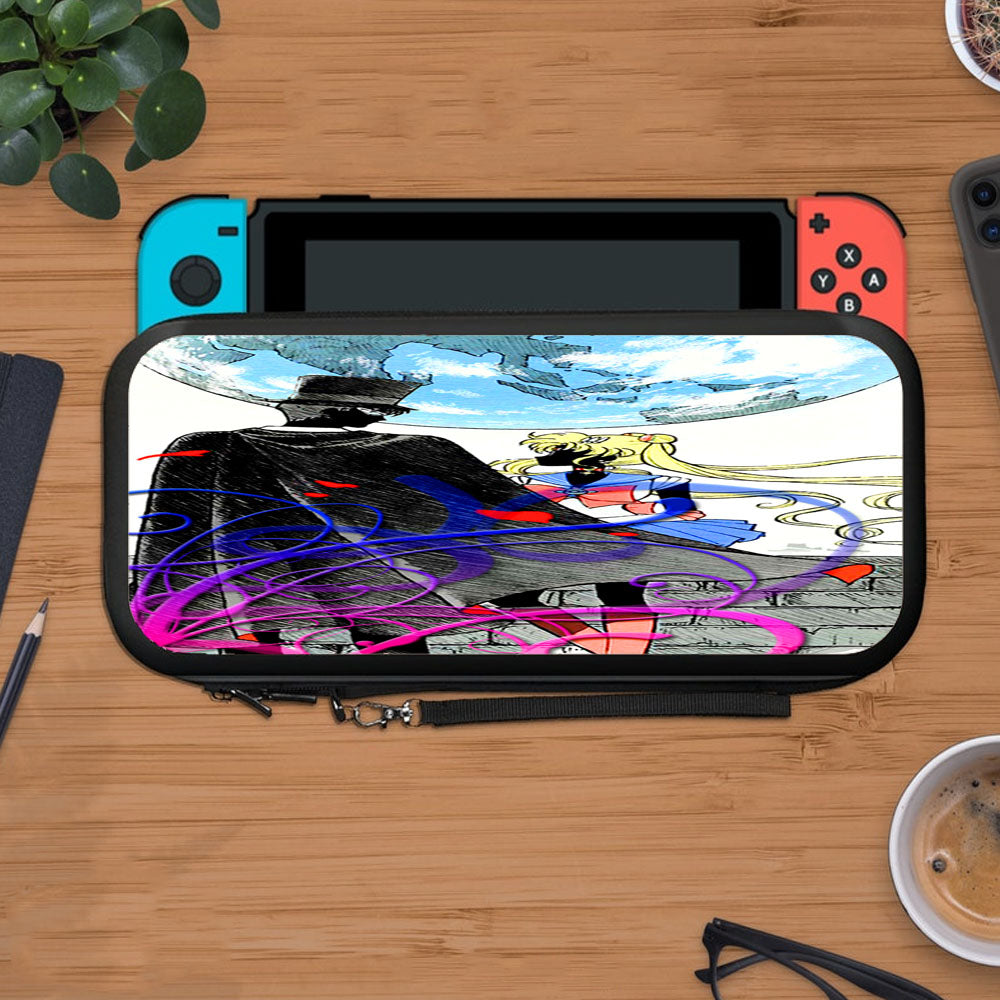 Sailor Moon Crystal Tuxedo Mask Protective Carry Switch Nintendo Switch 2 Case