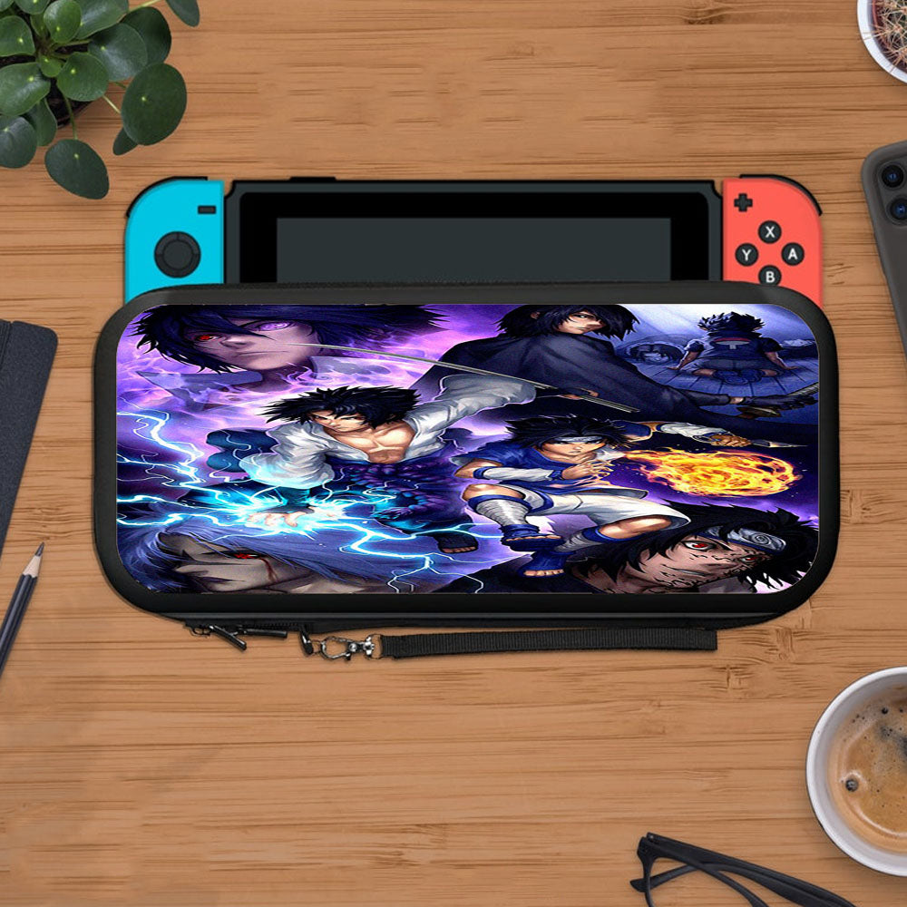 Sasuke Naruto Shippuden Pattern Protective Carry Switch Nintendo Switch 2 Case