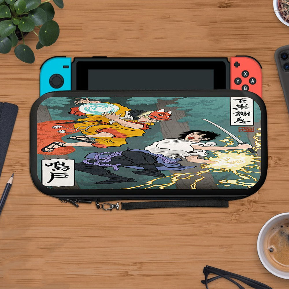 Sasuke Vs Naruto Traditional Japan Art Protective Carry Switch Nintendo Switch 2 Case