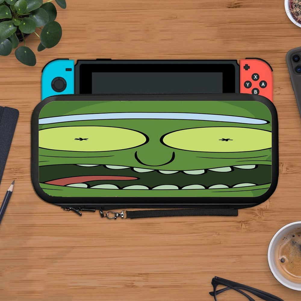 Scary Face Morty Style Pattern Protective Carry Switch Nintendo Switch 2 Case