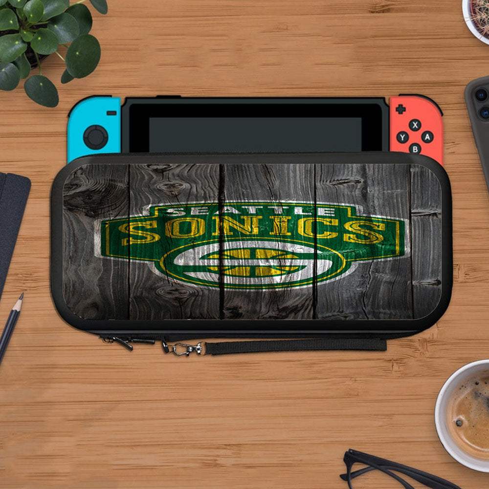Seattle Sonics Wood Protective Carry Switch Nintendo Switch 2 Case