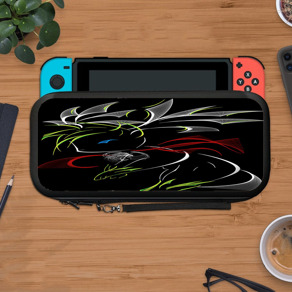 Shaymin Pokemon Line Art On Black Protective Carry Switch Nintendo Switch 2 Case