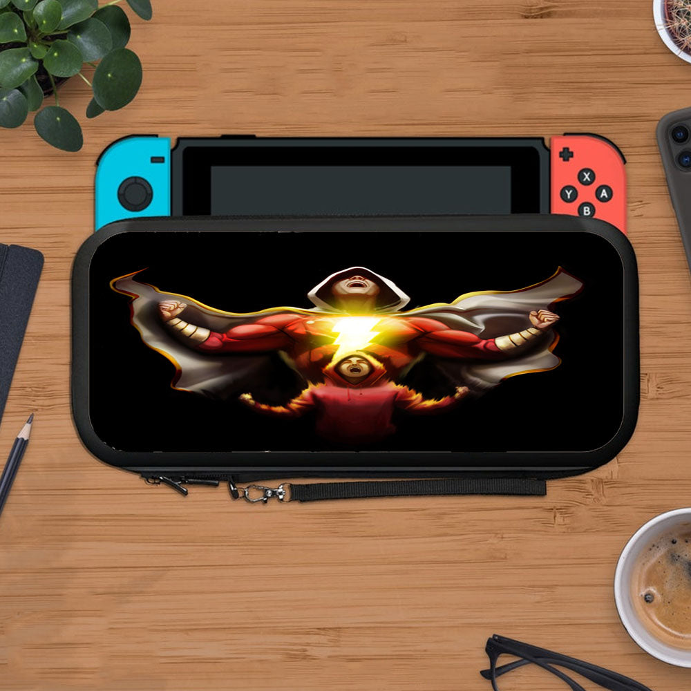 Shazam 2019 Comics Art Protective Carry Switch Nintendo Switch 2 Case