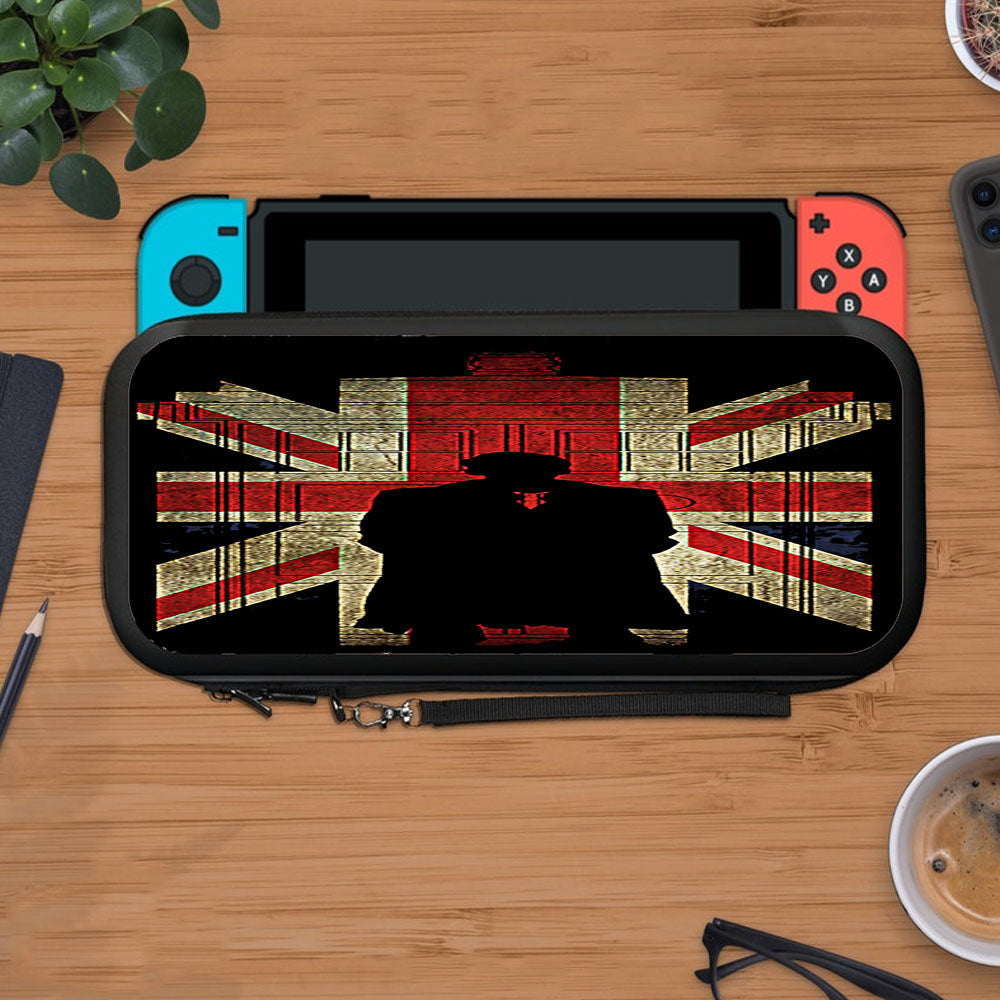 Sherlock Holmes And Union Jack Flag Protective Carry Switch Nintendo Switch 2 Case