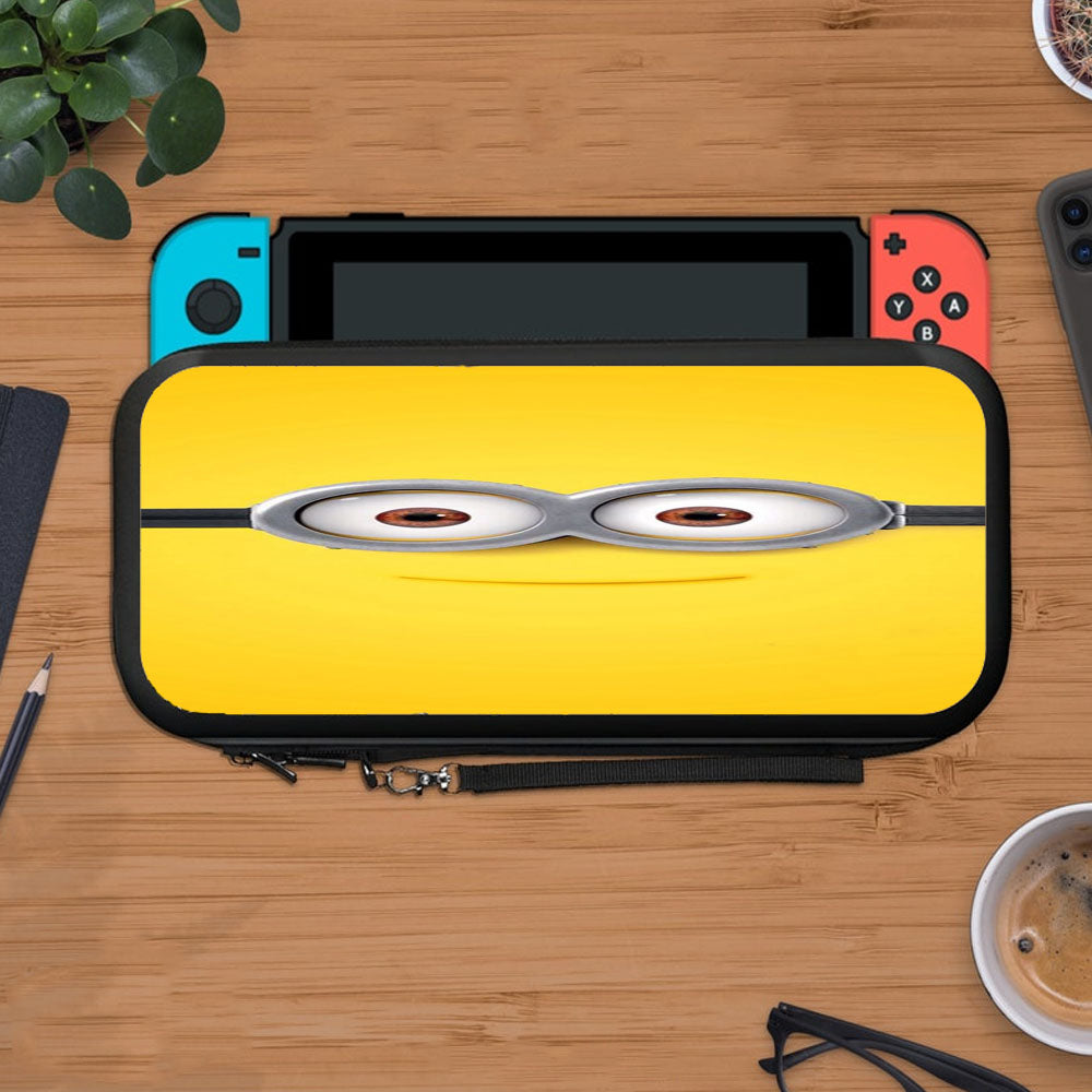 Smile Happy Face Minion Yellow Protective Carry Switch Nintendo Switch 2 Case