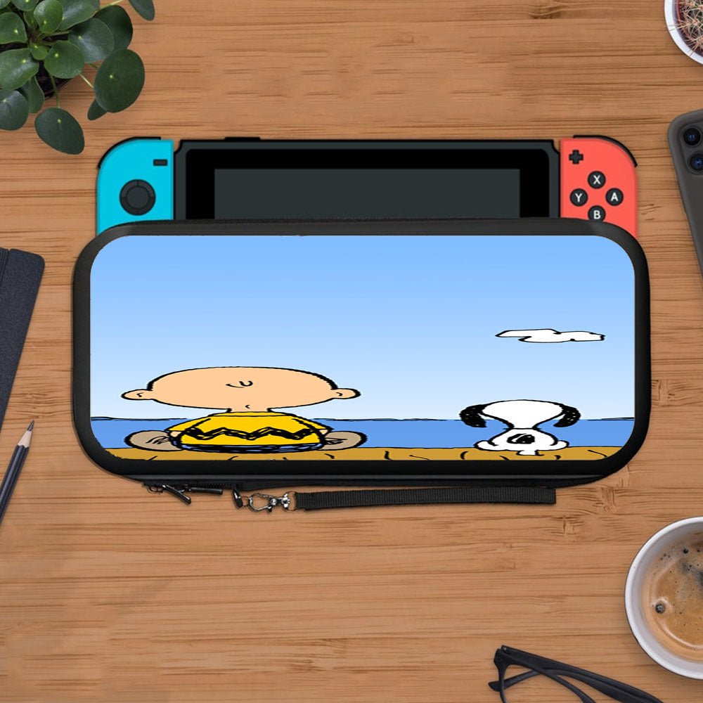 Snoopy And Charlie Brown Protective Carry Switch Nintendo Switch 2 Case