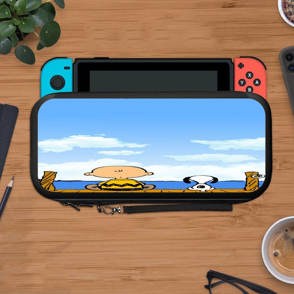 Snoopy And Charlie Brown Friends Protective Carry Switch Nintendo Switch 2 Case