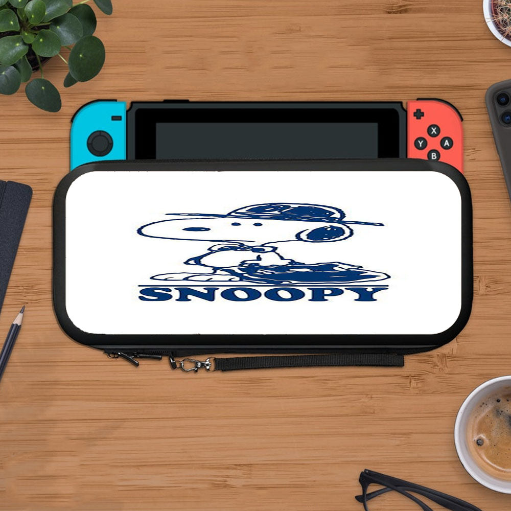 Snoopy Blue Line Protective Carry Switch Nintendo Switch 2 Case