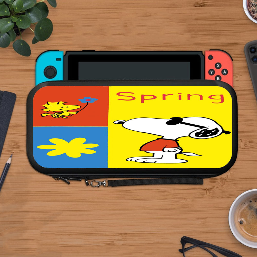 Snoopy Woodstock Spring Protective Carry Switch Nintendo Switch 2 Case