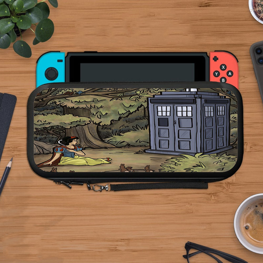 Snow White Meet Tardis Protective Carry Switch Nintendo Switch 2 Case