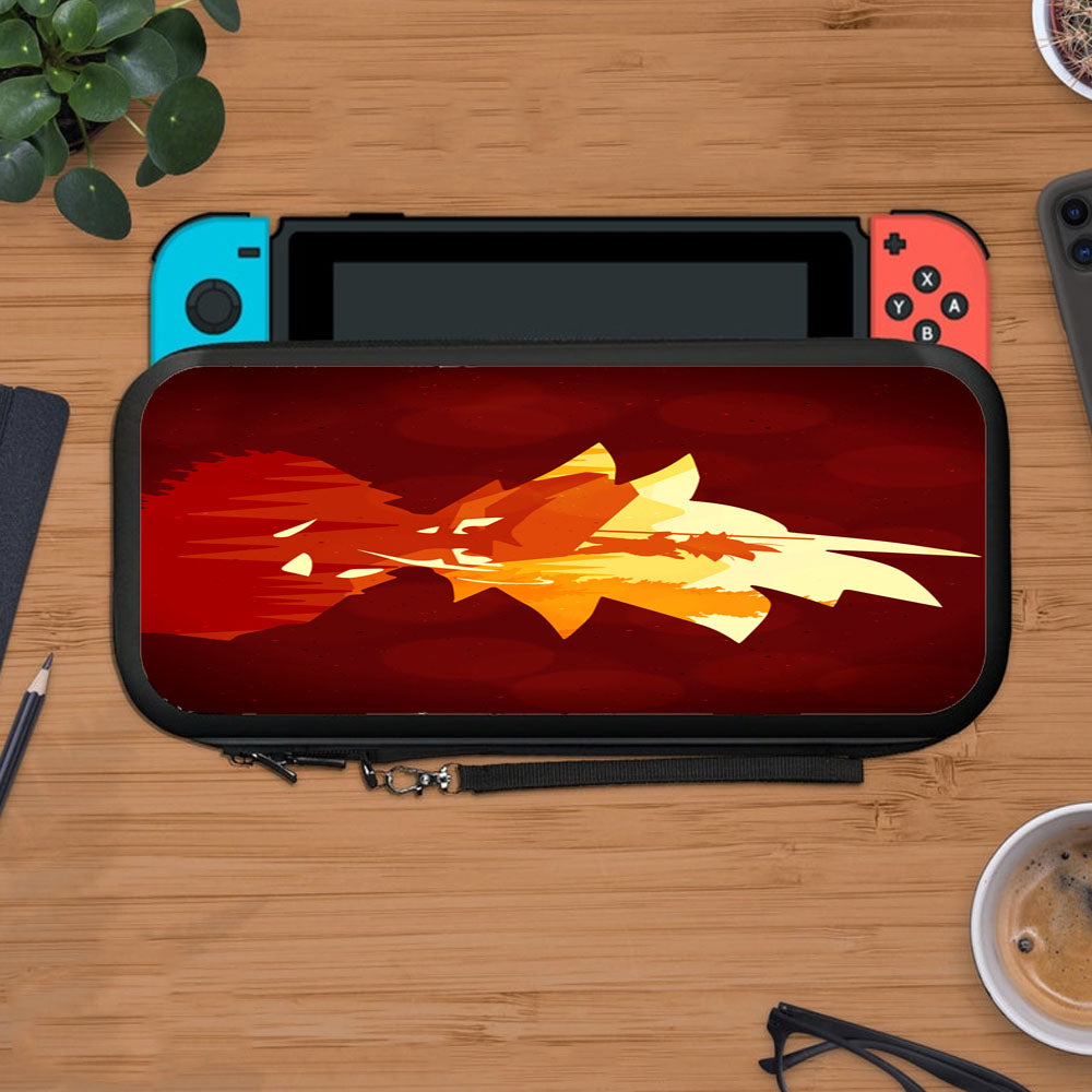 Son Goku Red Sunset Silhouette Protective Carry Switch Nintendo Switch 2 Case