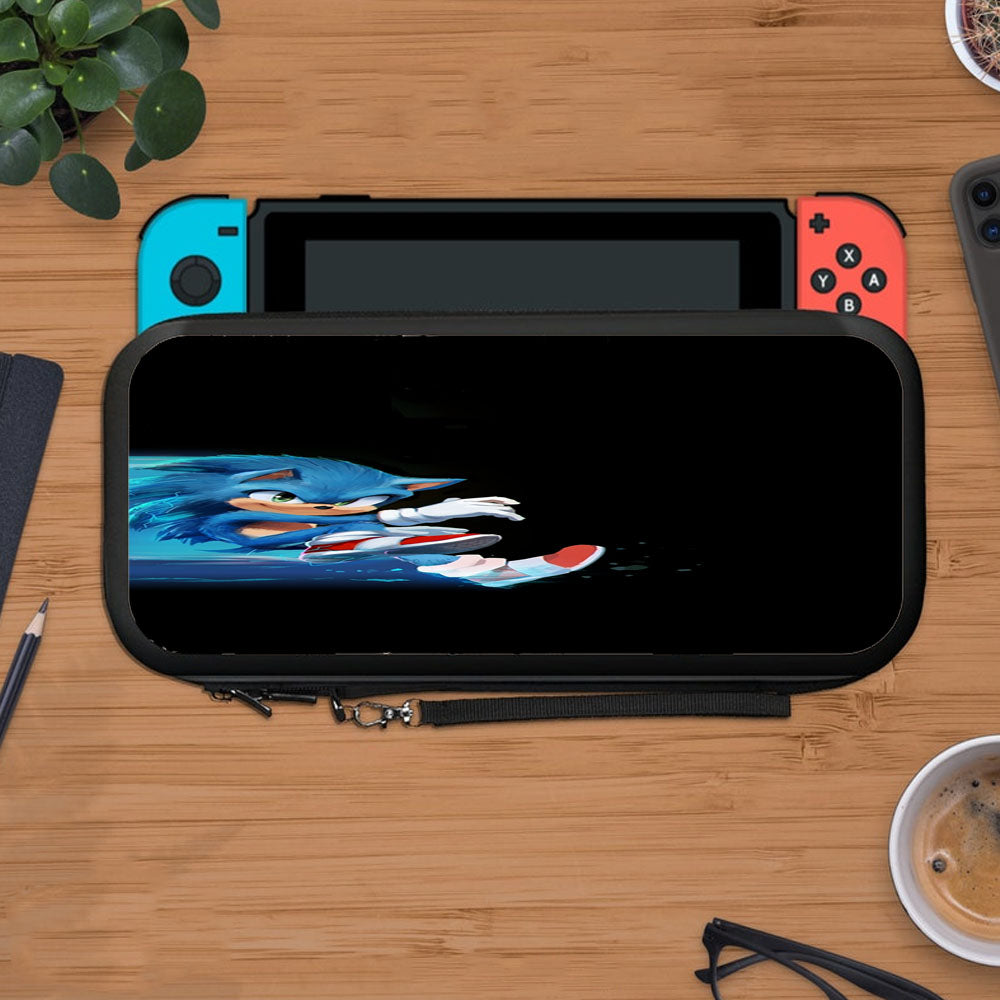Sonic Black Wallpaper Protective Carry Switch Nintendo Switch 2 Case