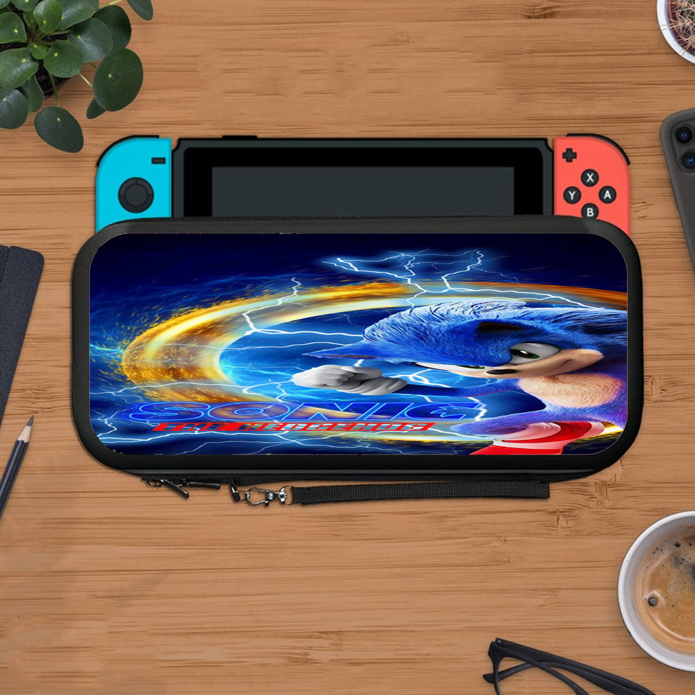 Sonic Movie Wallpaper Protective Carry Switch Nintendo Switch 2 Case