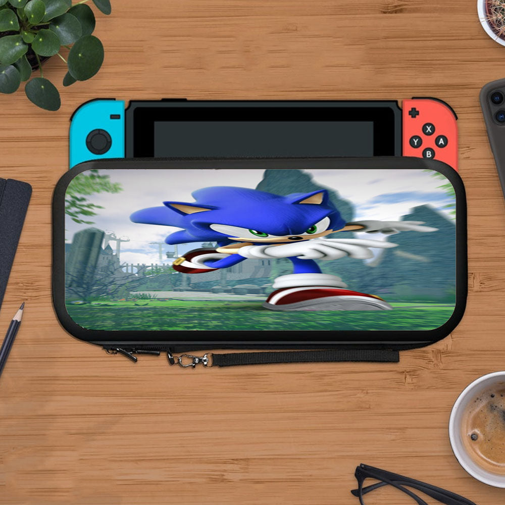 Sonic Running In Castle Protective Carry Switch Nintendo Switch 2 Case