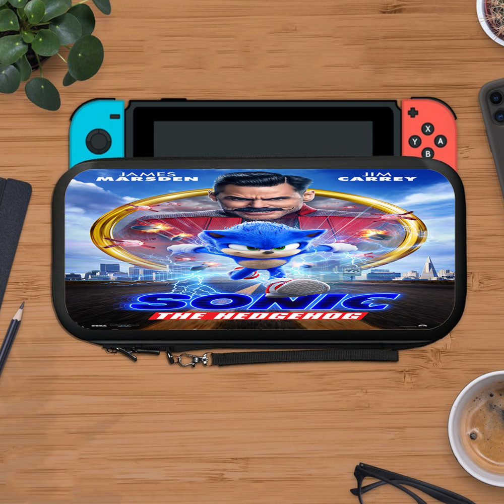 Sonic The Hedgehog Poster Movie Protective Carry Switch Nintendo Switch 2 Case