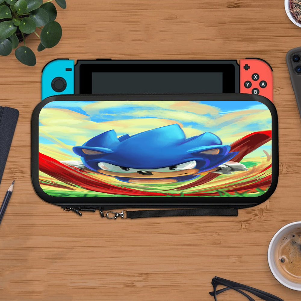 Sonic The Hedgehog Wallpaper Protective Carry Switch Nintendo Switch 2 Case