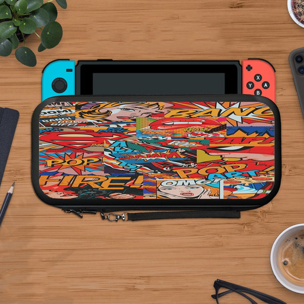 Sound Quotes In Comic Marvel Protective Carry Switch Nintendo Switch 2 Case