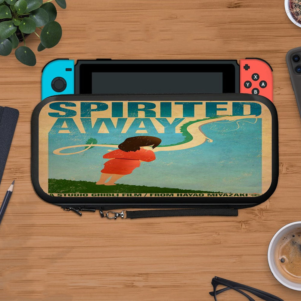 Spirited Away Retro Poster Protective Carry Switch Nintendo Switch 2 Case