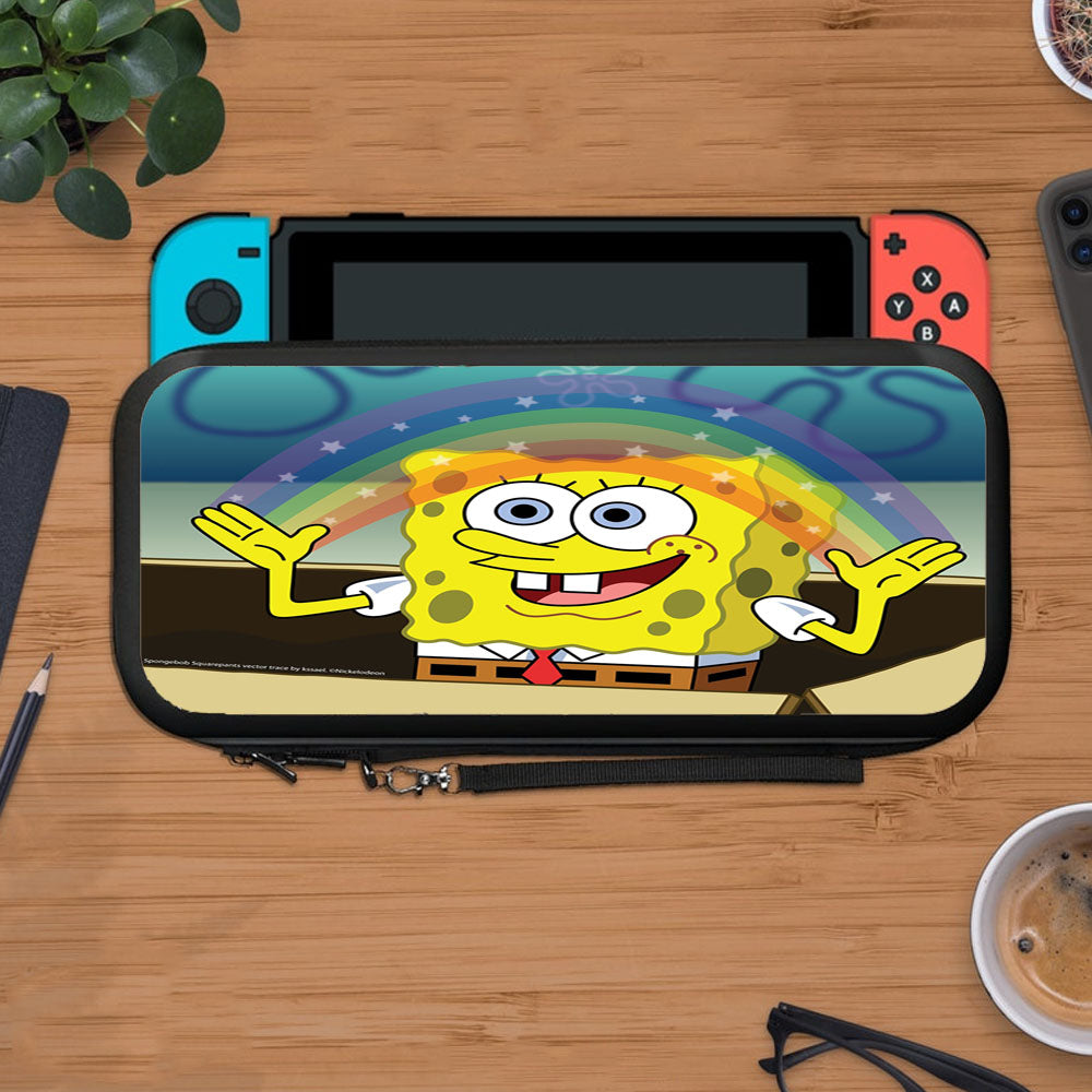 Spongebob Rainbow Imagination Box Protective Carry Switch Nintendo Switch 2 Case