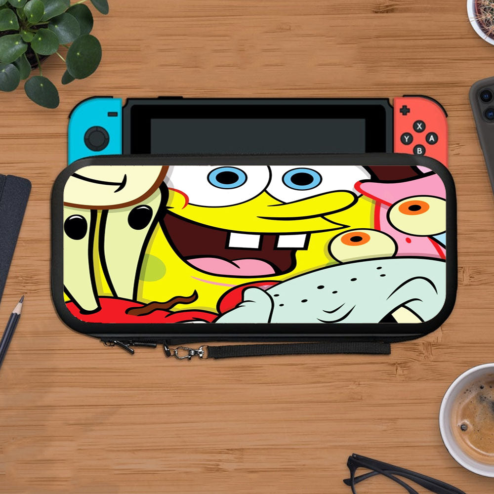 Spongebob Squarepants All Characters Protective Carry Switch Nintendo Switch 2 Case