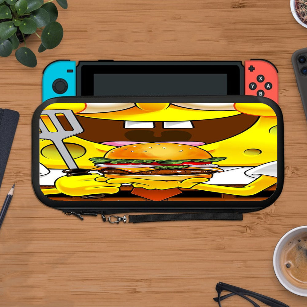 Spongebob Squarepants And Krabby Patty Protective Carry Switch Nintendo Switch 2 Case
