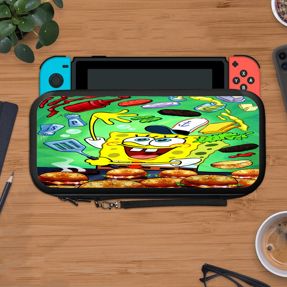 Spongebob Squarepants Cooking Krabby Patty Protective Carry Switch Nintendo Switch 2 Case