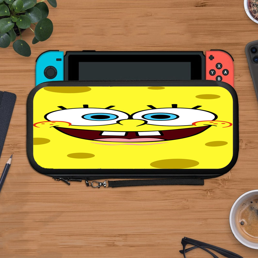 Spongebob Squarepants Wallpaper Iphone Protective Carry Switch Nintendo Switch 2 Case