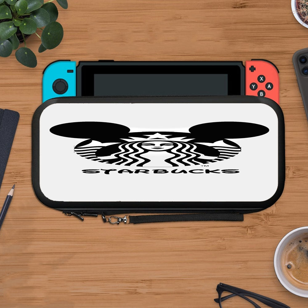 Starbucks Minnie Mouse Logo Black Protective Carry Switch Nintendo Switch 2 Case