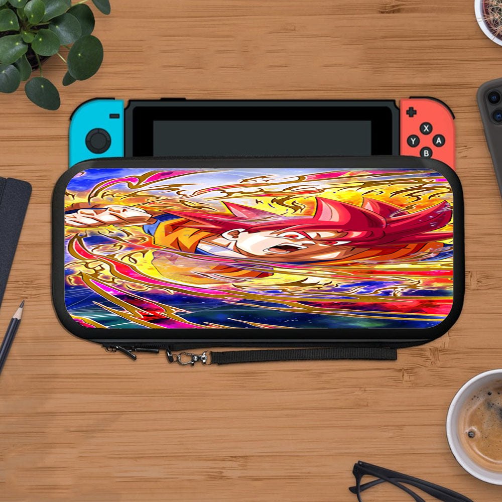 State Of God Super Saiyan God Goku Protective Carry Switch Nintendo Switch 2 Case