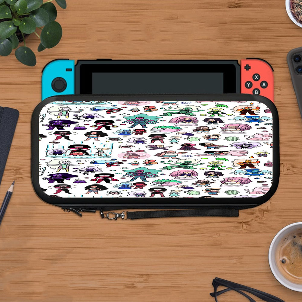 Steven Universe Pattern Wallpaper Protective Carry Switch Nintendo Switch 2 Case