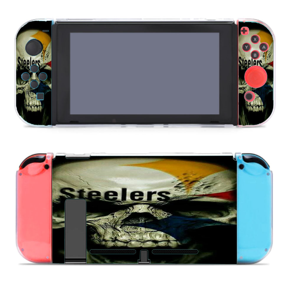 3D Skull Pittsburgh Steelers Nintendo Switch Cover Case