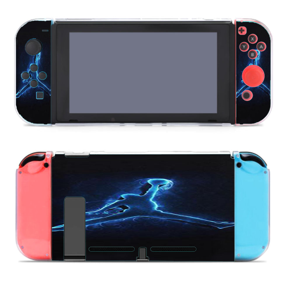 Air Jordan Logo Neon Nintendo Switch Cover Case