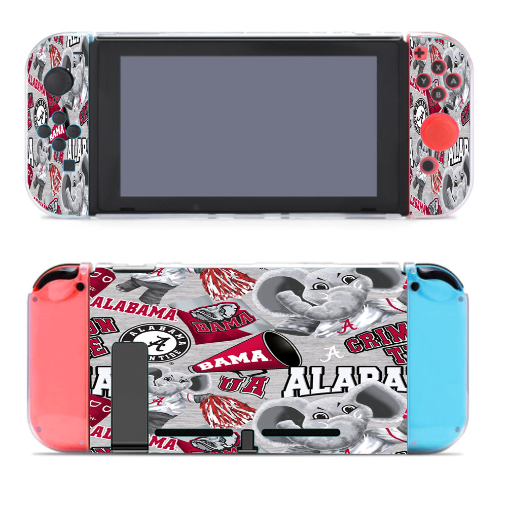 Alabama Crimson Tide Pattern Elephant Nintendo Switch Cover Case