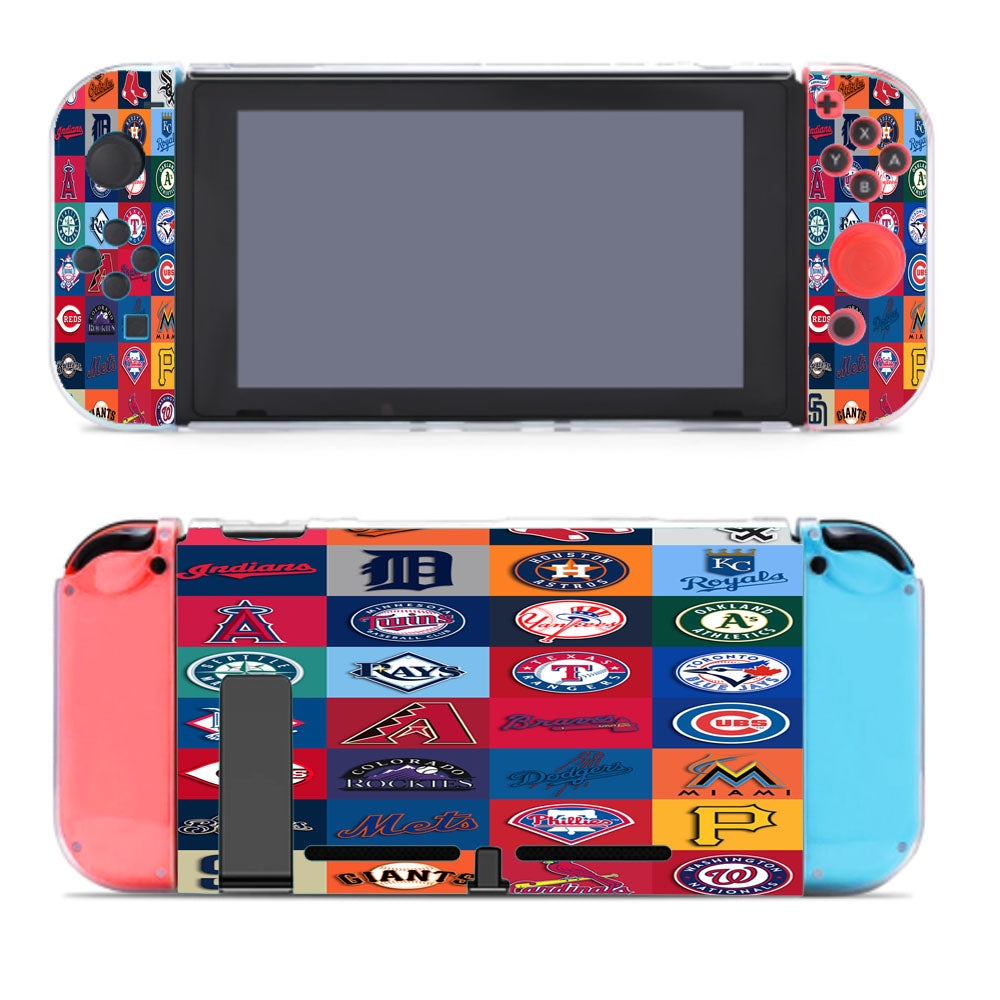 All Mlb Team Logos Collage Nintendo Switch Cover Case