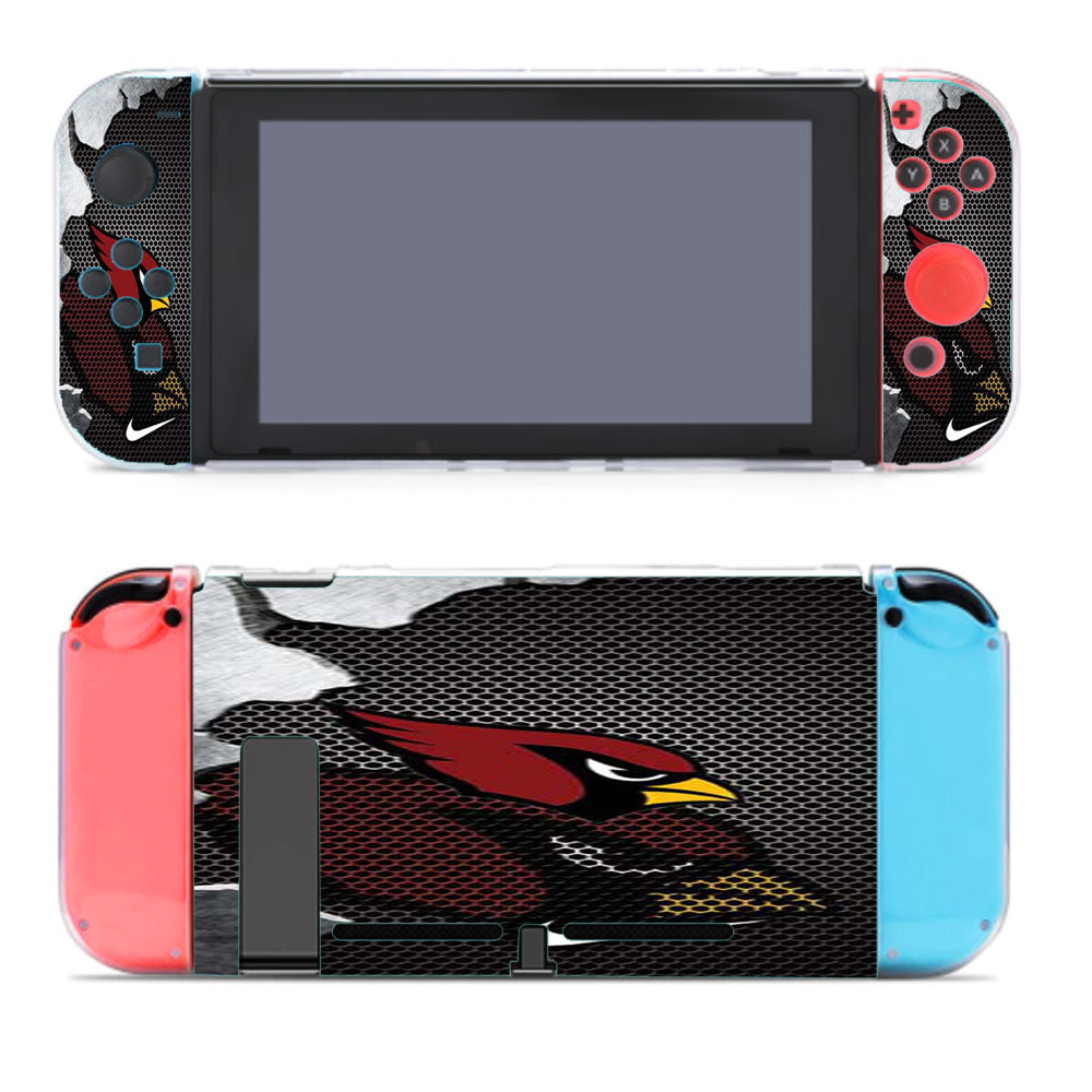 Arizona Cardinals Broken Mesh Nintendo Switch Cover Case