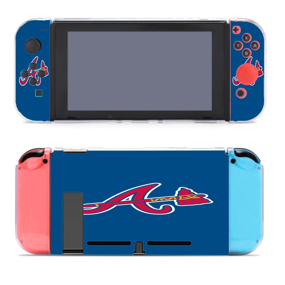 Atlanta Braves Logo Blue Nintendo Switch Cover Case