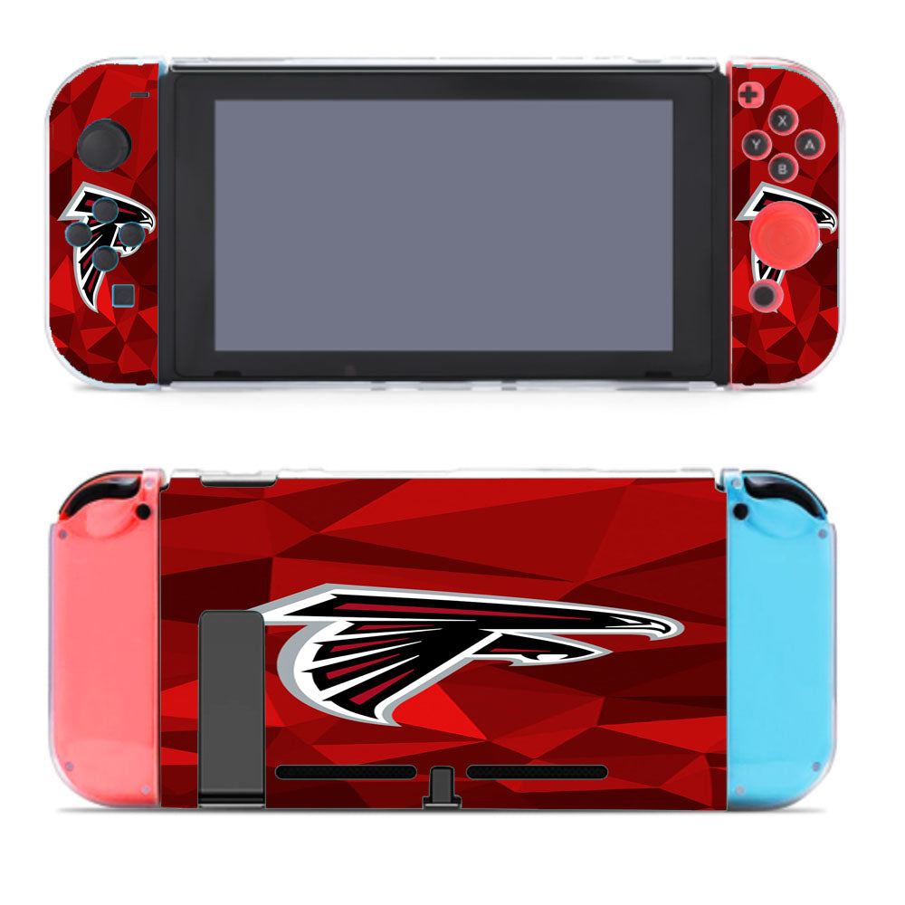 Atlanta Falcons Helmet Logo Pearl Nintendo Switch Cover Case