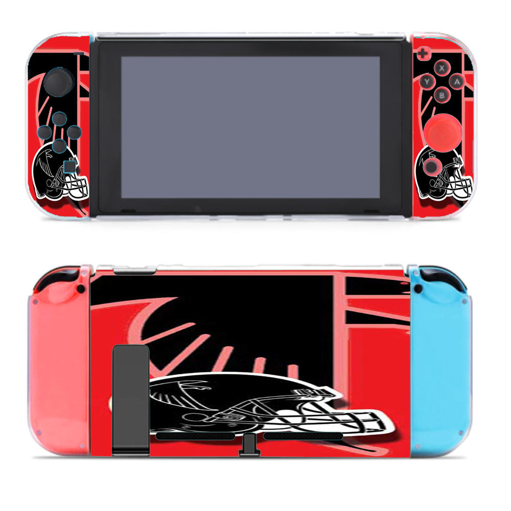 Atlanta Falcons Helmet Overlap Nintendo Switch Cover Case