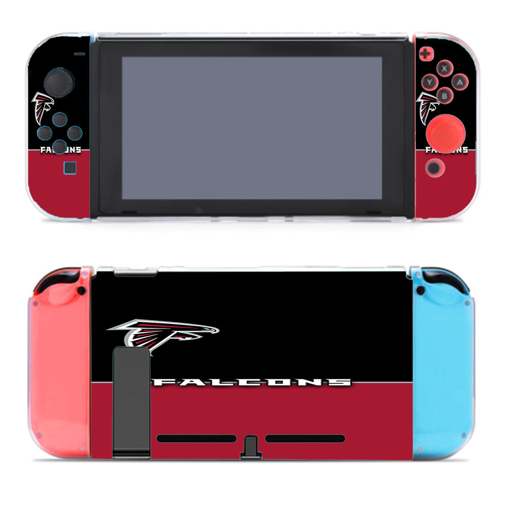 Atlanta Falcons Minimalist Wallpaper Nintendo Switch Cover Case