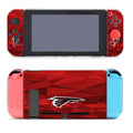 Atlanta Falcons Red Geometric Nintendo Switch Cover Case
