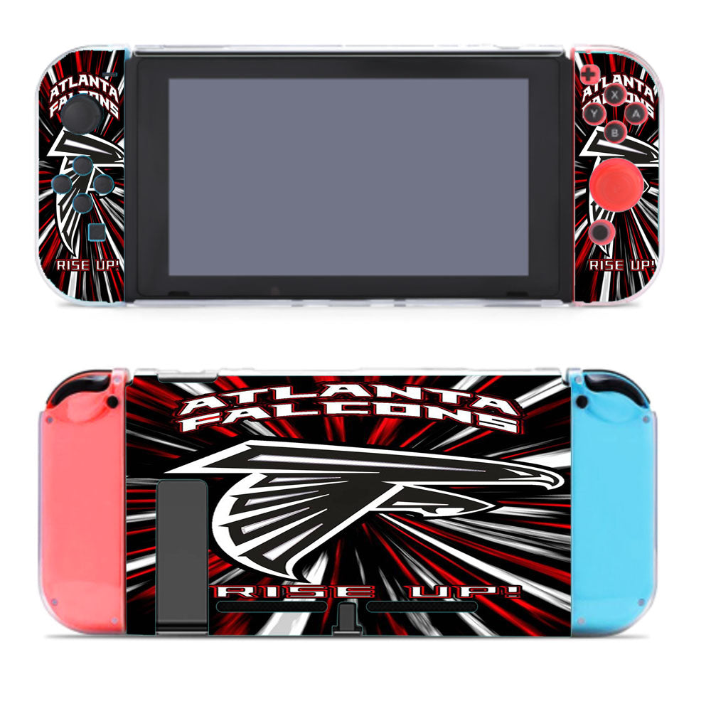 Atlanta Falcons Rise Up Nfl Logo Nintendo Switch Cover Case