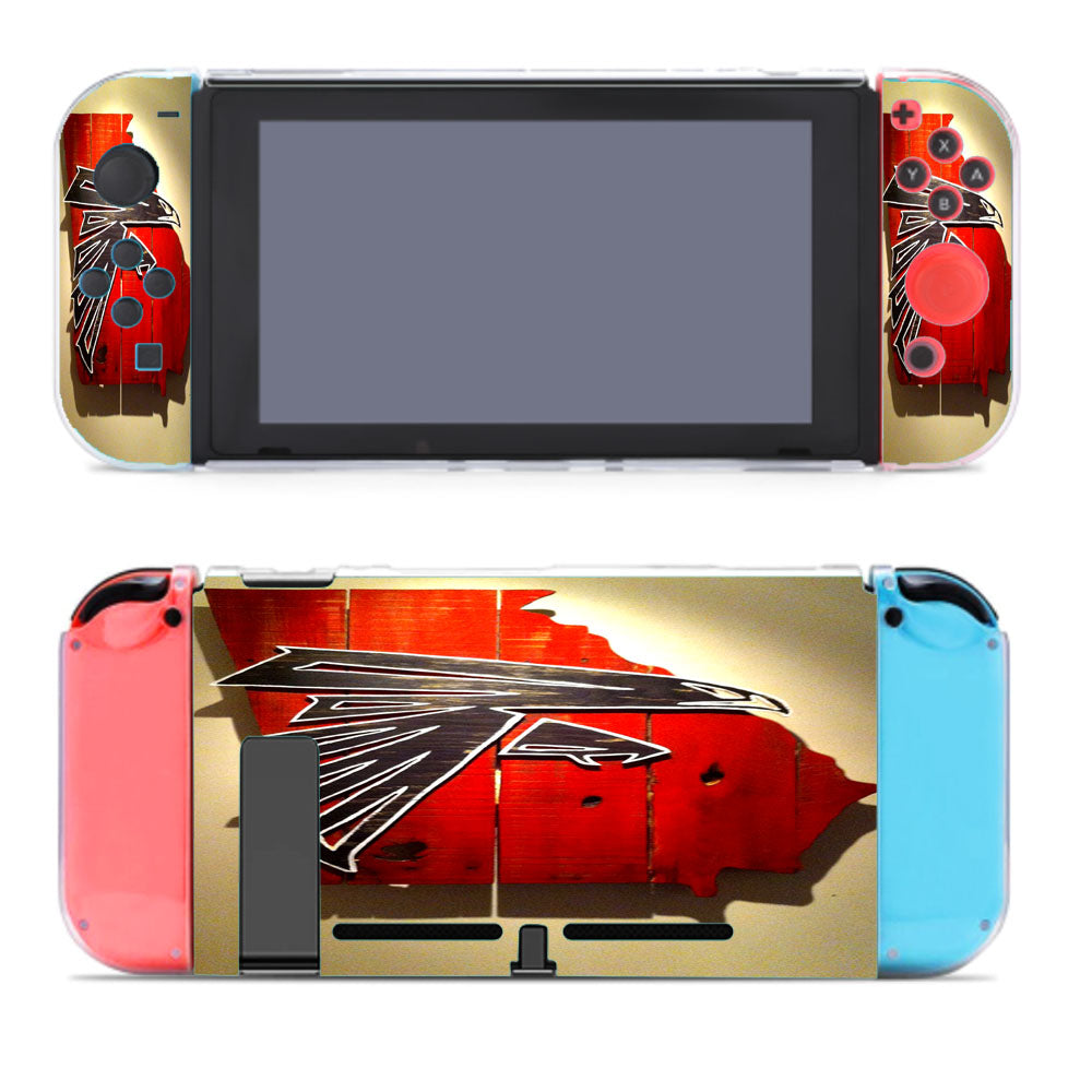 Atlanta Falcons Wall Art 3D Nintendo Switch Cover Case