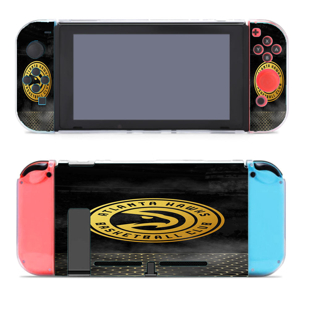 Atlanta Hawks Basketball Club Gold Logo Nintendo Switch Cover Case