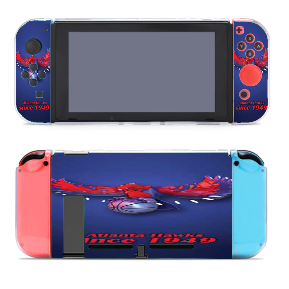 Atlanta Hawks Blue Fade Nintendo Switch Cover Case