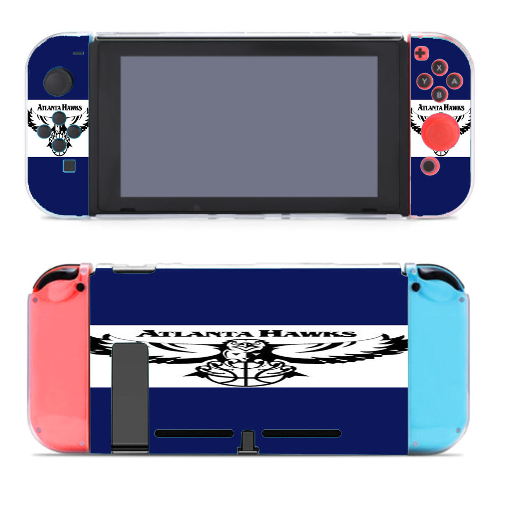 Atlanta Hawks Blue White Nintendo Switch Cover Case
