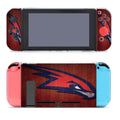 Atlanta Hawks Head Red Wood Logo Nintendo Switch Cover Case