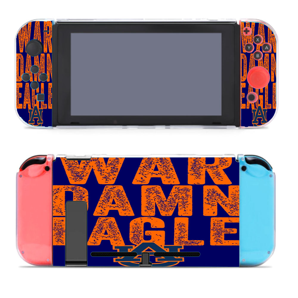 Auburn Tigers University War Damn Eagle Logo Nintendo Switch Cover Case