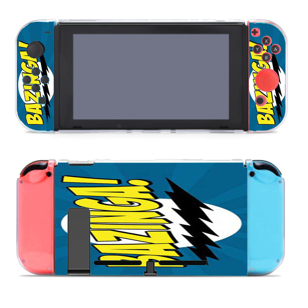 Big Bang Theory Bazinga Blue Nintendo Switch Cover Case